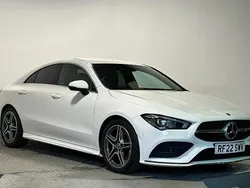 White Used 2022 Mercedes CLA180 AMG line Sedan | £22,990 (Fair price)
