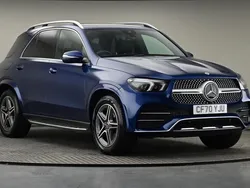 Blue Used 2020 Mercedes GLE300 AMG Line Premium SUV | £40,850 (Fair price)
