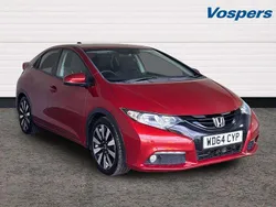 Red Used 2015 Honda Civic SE Plus Hatchback | £9,950 (Fair price)