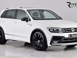 Pure white Used 2020 VW Tiguan R-line SUV | £23,350 (Good price)