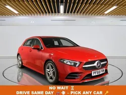 Red Used 2019 Mercedes A180 AMG line Hatchback | £13,649 (Good price)