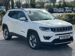 White Used 2018 Jeep Compass Limited SUV | £8,490 (Fair price)