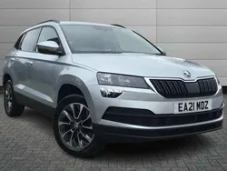 Silver Used 2021 Skoda Karoq SE SUV | £15,500 (Fair price)