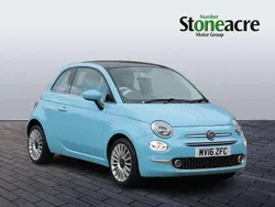 Blue Used 2016 Fiat 500 Lounge Hatchback | £6,995 (Expensive)