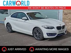 White Used 2018 BMW 218 Sport Line Coupe | £11,987 (Fair price)