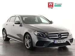 Grey Used 2018 Mercedes E220 AMG line Sedan | £16,949 (Good price)