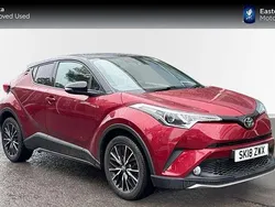 Red Used 2018 Toyota C-HR Edition SUV | £12,999 (Fair price)