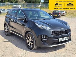Black Used 2016 Kia Sportage GT-Line SUV | £10,988 (Good price)