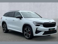 Moon white metallic New 2025 Skoda Kodiaq vRS SUV | £49,890