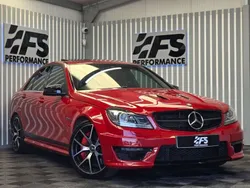 Red Used 2013 Mercedes C63 AMG Edition Sedan | £46,000