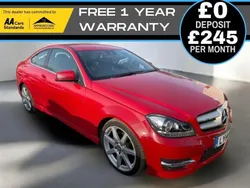Red Used 2014 Mercedes C180 Sport Edition Coupe | £10,990 (Fair price)