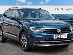 Blue Used 2022 VW Tiguan Active SUV | £21,995 (Fair price)