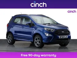 Blue Used 2018 Ford Ecosport ST-Line SUV | £11,549 (Fair price)