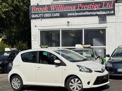 White Used 2013 Toyota Aygo Hatchback | £6,495 (Fair price)