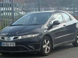Black Used 2009 Honda Civic SE Hatchback | £695 (Expensive)