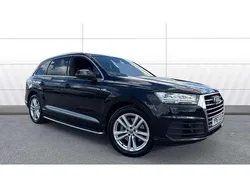 Black Used 2017 Audi Q7 S-Line SUV | £23,160 (Fair price)