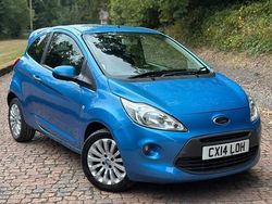 Blue Used 2014 Ford Ka Zetec Hatchback | £3,750 (Fair price)