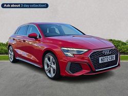 Red Used 2022 Audi A3 S-Line Hatchback | £23,299 (Fair price)