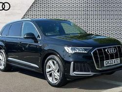 Black Used 2022 Audi Q7 S-Line SUV | £40,396 (Good price)