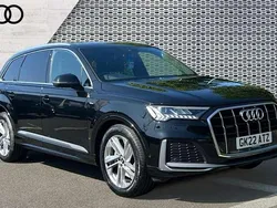 Black Used 2022 Audi Q7 S-Line SUV | £42,258 (Fair price)