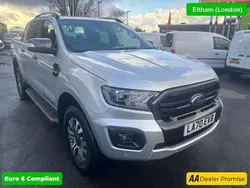 Silver Used 2020 Ford Ranger Wildtrack Pickup | £25,000