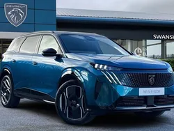 Blue New 2025 Peugeot e-5008 GT SUV | £51,200