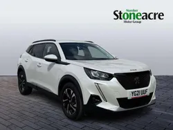 White Used 2021 Peugeot 2008 Allure Premium SUV | £14,690 (Fair price)