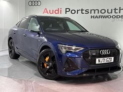 Blue Used 2021 Audi e-tron Sportback Advanced SUV | £32,440