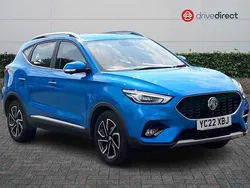 Metallic battersea blue Used 2022 MG ZS Exclusive Sedan | £13,801 (Fair price)