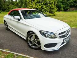 White Used 2017 Mercedes C200 AMG line Cabriolet | £16,999 (Fair price)
