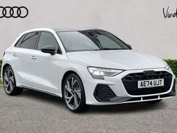 White Used 2024 Audi A3 Black Edition Hatchback | £32,075
