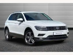 Pure white Used 2019 VW Tiguan SEL SUV | £18,295 (Fair price)