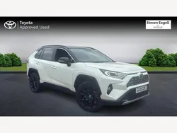 White Used 2021 Toyota RAV4 Hybrid SUV | £31,912 (Expensive)