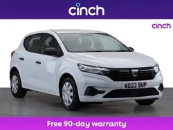 White Used 2022 Dacia Sandero Essentiel Hatchback | £9,449 (Fair price)