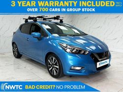 Blue Used 2017 Nissan Micra N-Connecta Hatchback | £8,795 (Fair price)