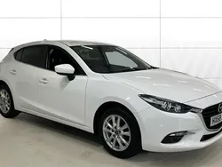 White Used 2017 Mazda 3 Hatchback | £10,800 (A bit pricey)