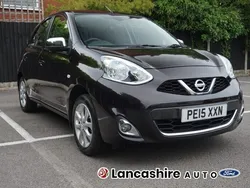 Black Used 2015 Nissan Micra Acenta Hatchback | £3,495 (Fair price)