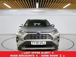 Silver Used 2020 Toyota RAV4 Hybrid SUV | £17,349 (A bit pricey)