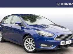 Blue Used 2016 Ford Focus Titanium Hatchback | £7,950 (Good price)