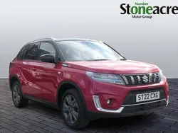 Red Used 2022 Suzuki Vitara SZ-T SUV | £14,695 (Good price)