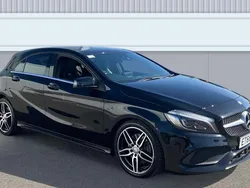 Black Used 2017 Mercedes A220 AMG Line Premium Plus Hatchback | £13,917 (Fair price)