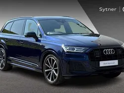 Blue Used 2022 Audi Q7 Black Edition SUV | £43,500 (Fair price)
