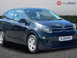 Metallic black Used 2018 Kia Picanto Hatchback | £6,958 (Fair price)