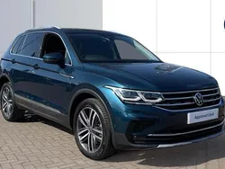 Blue Used 2022 VW Tiguan Elegance SUV | £25,510 (Fair price)