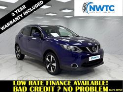 Blue Used 2017 Nissan Qashqai N-Connecta SUV | £9,500 (Good price)
