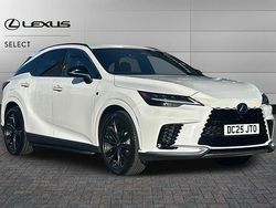 F sport white Used 2025 Lexus RX450h+ Sport Design Packet SUV | £58,970
