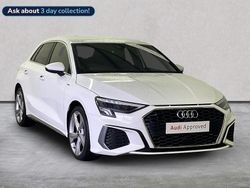 White Used 2023 Audi A3 S-Line Hatchback | £23,822 (Fair price)