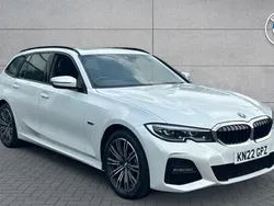 White Used 2022 BMW 330e M Sport Estate | £25,558 (Good price)