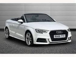 Ibis white Used 2017 Audi A3 Cabriolet S-Line Cabriolet | £13,995 (Fair price)