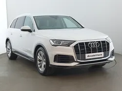 White Used 2022 Audi Q7 Sport SUV | £37,698 (Fair price)